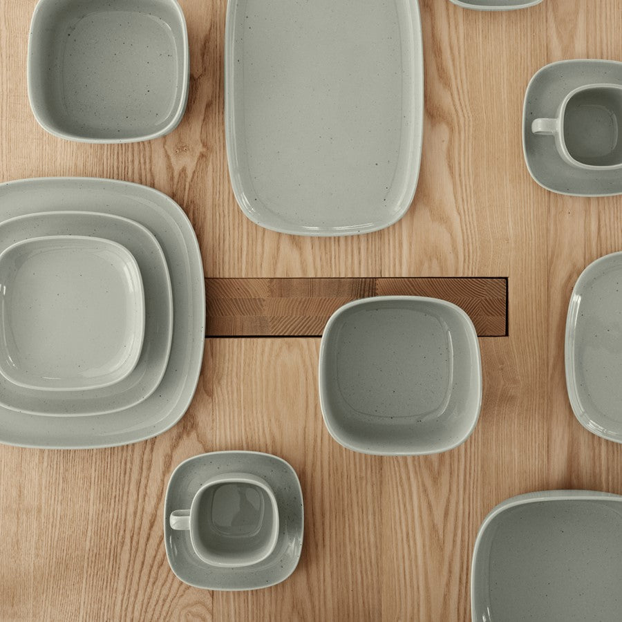Blomus Vahlo Stoneware Serving Platter, Mirage Grey