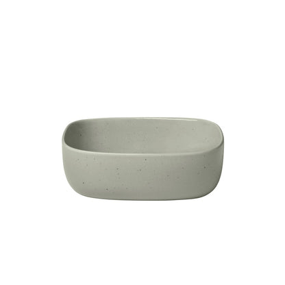 Blomus Vahlo Stoneware Shallow Serving Bowl, Large, Mirage Grey - 64758