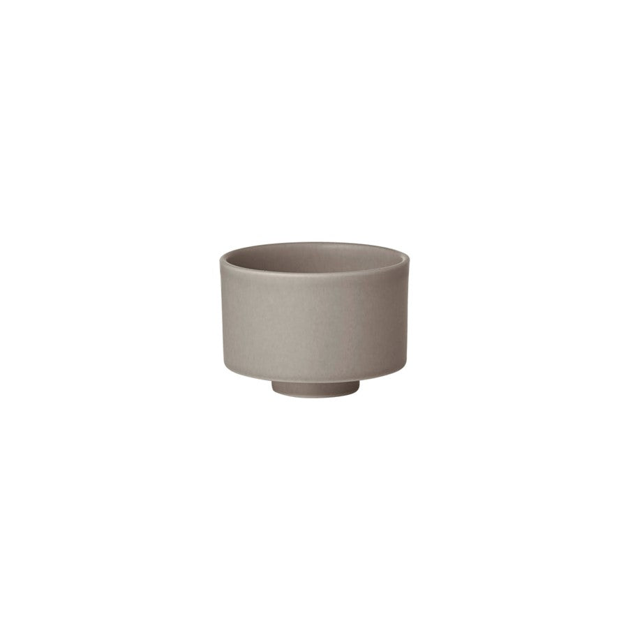 Blomus Makoto Stoneware Teacup/9.5Oz, Elephant Skin (Grey) - 64935