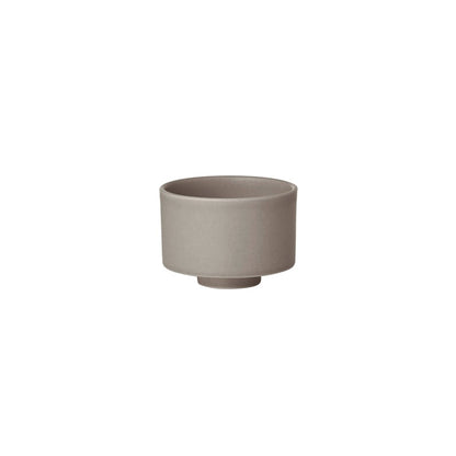 Blomus Makoto Stoneware Teacup/9.5Oz, Elephant Skin (Grey) - 64935