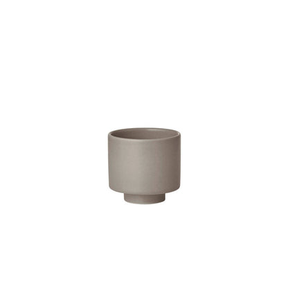 Blomus Makoto Stoneware Coffee Cup/7.3Oz, Elephant Skin (Grey) - 64939