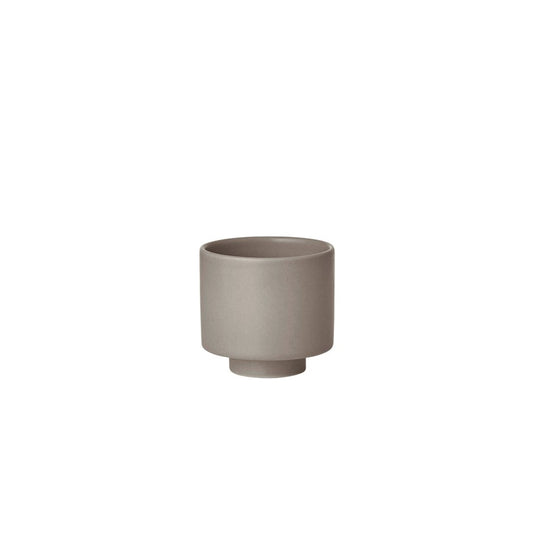 Blomus Makoto Stoneware Coffee Cup/7.3Oz, Elephant Skin (Grey) - 64939
