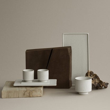 Blomus Makoto Stoneware Serving Plate, Moonbeam (Beige)