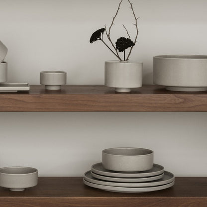 Blomus Makoto Stoneware Serving Bowl/Salad & Pasta, Elephant Skin (Grey)