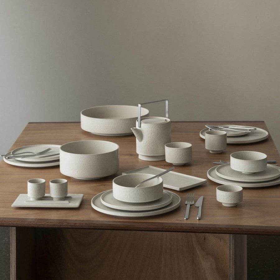 Blomus Makoto Stoneware Serving Bowl/Salad & Pasta, Elephant Skin (Grey)