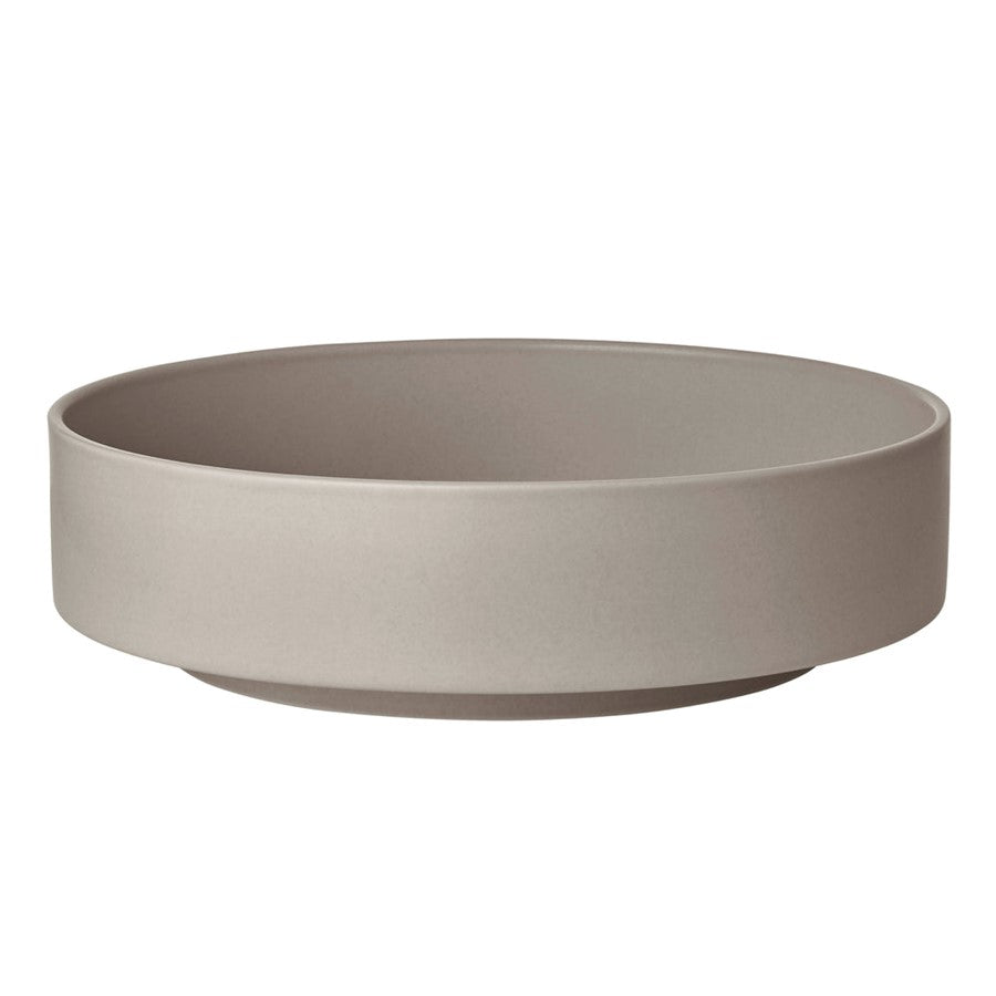 Blomus Makoto Stoneware Serving Bowl/Vegetable/20Cm, Elephant Skin(Grey) - 64953