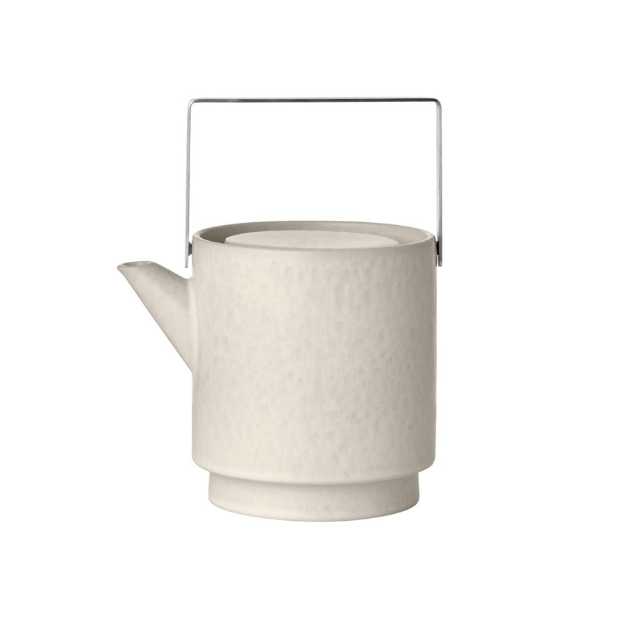 Blomus Makoto Stoneware Teapot, Moonbeam (Beige) - 64954