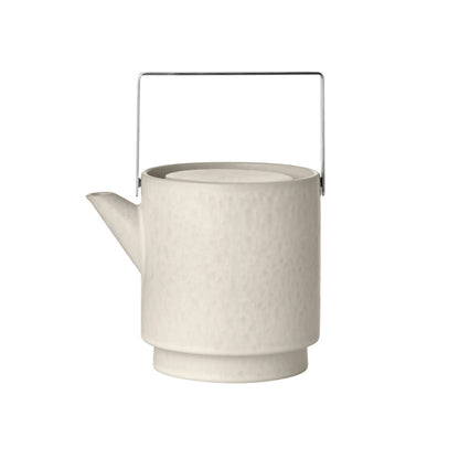 Blomus Makoto Stoneware Teapot, Moonbeam (Beige) - 64954