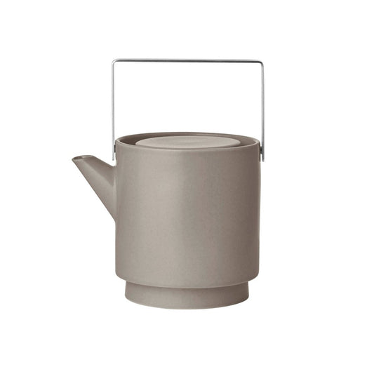 Blomus Makoto Stoneware Teapot, Elephant Skin (Grey) - 64955