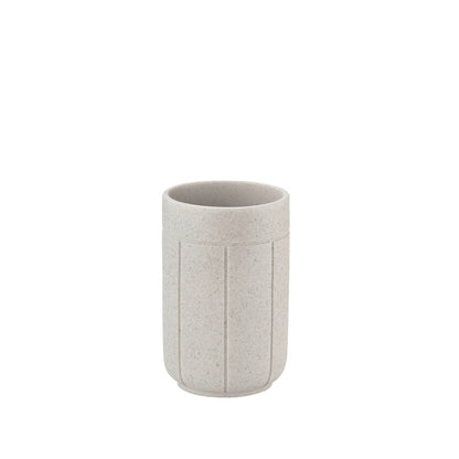 Blomus Kua Bathroom Tumbler, Moonbeam/Beige - 67366