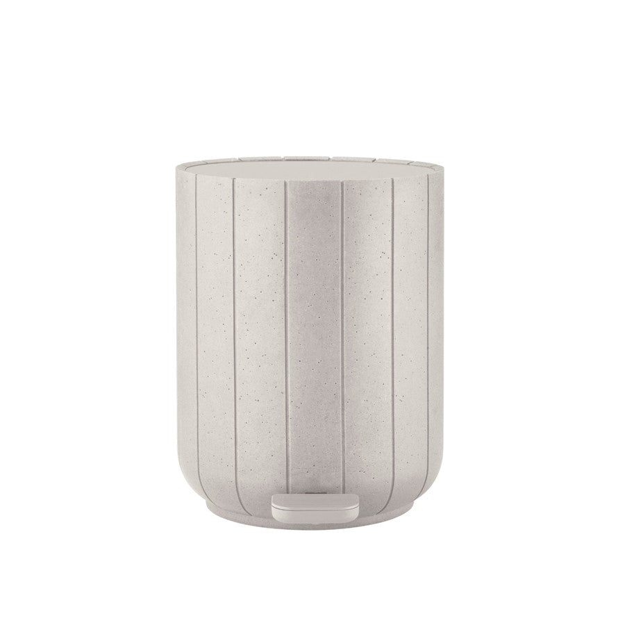Blomus Kua Pedal Bin Wastepaper Basket, Moonbeam/Beige - 67369