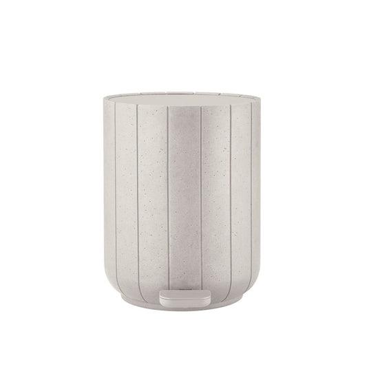 Blomus Kua Pedal Bin Wastepaper Basket, Moonbeam/Beige - 67369