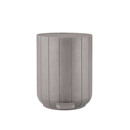 Blomus Kua Pedal Bin Wastepaper Basket, Micro Chip/Grey - 67379