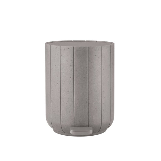 Blomus Kua Pedal Bin Wastepaper Basket, Micro Chip/Grey - 67379