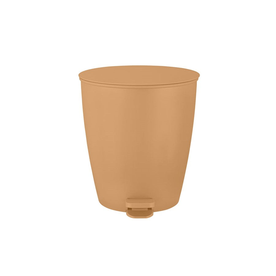 Blomus Ava Pedal Bin Wastepaper Basket, Tan, 3 Liter - 67419