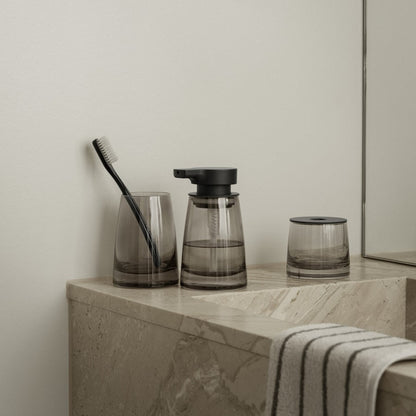 Blomus Ava Glass Bathroom Tumbler, Black