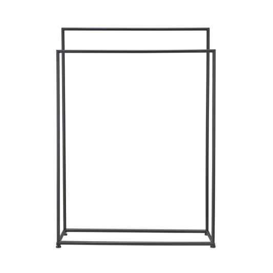 Blomus Modo Free Standing Towel Rack, Black Powdered Coated Stainless - 67565