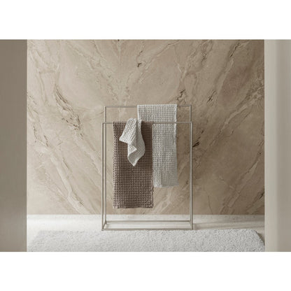 Blomus Modo Free Standing Towel Rack, Brushed Stainless Steel