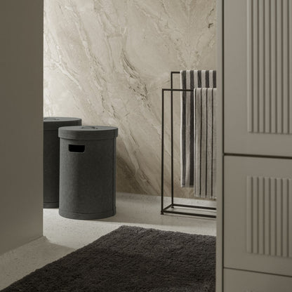 Blomus Modo Free Standing Towel Rack, Brushed Stainless Steel