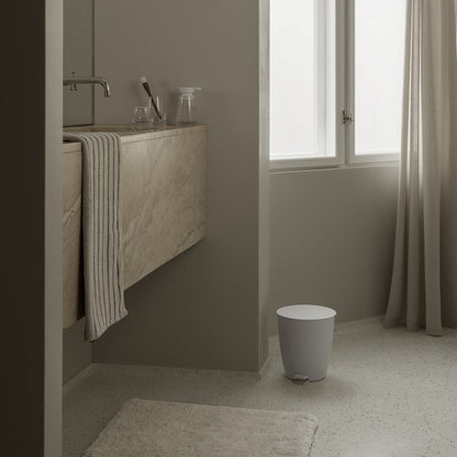 Blomus Tuufa Ultra Thick Bathmat/Square, Satellite (Taupe/Med Grey)