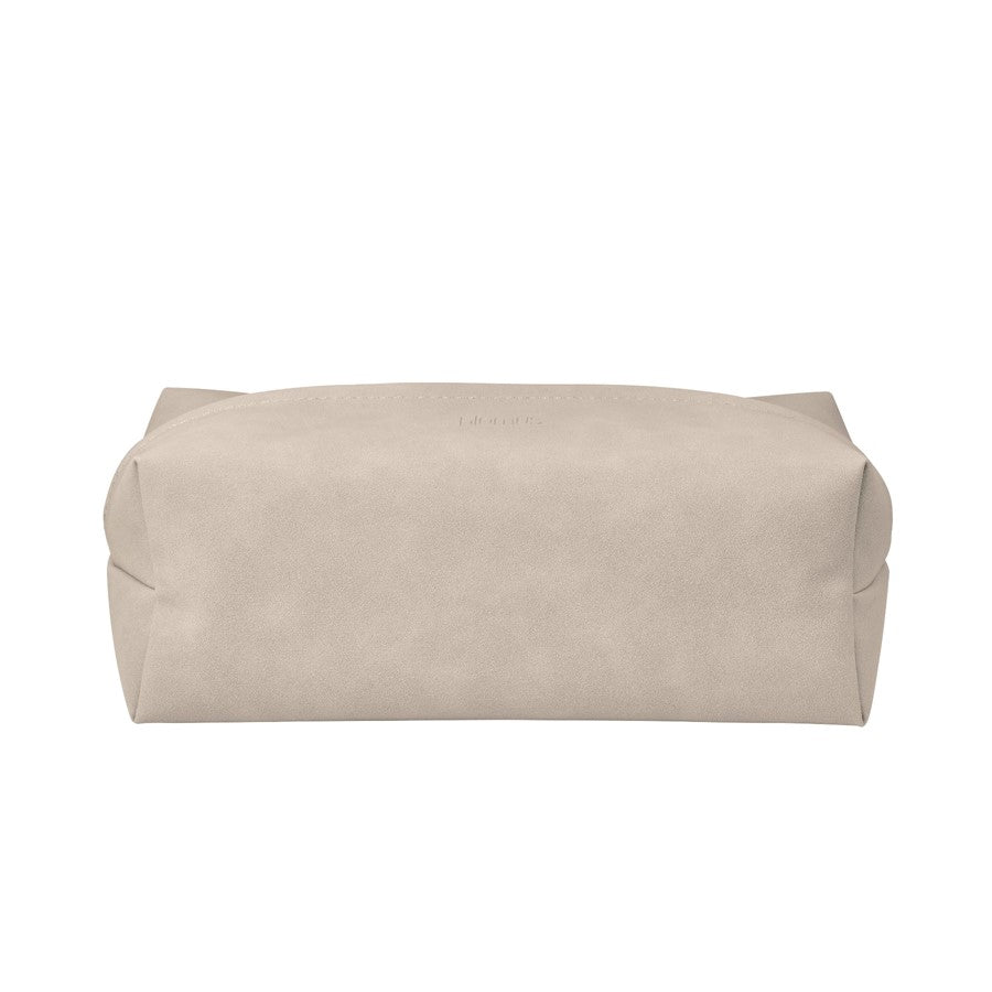 Blomus Sahla Faux Suede Tissue Box Cover, Nomad/Light Tan - 68317