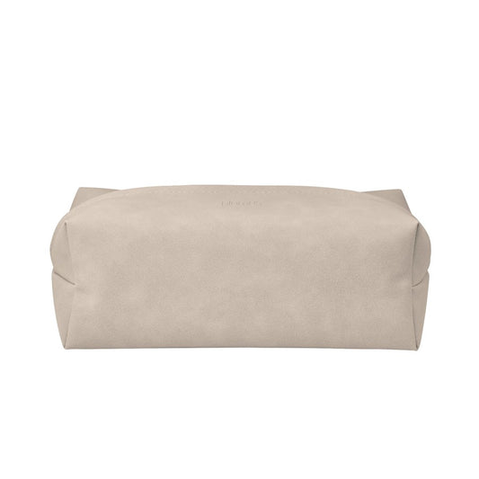 Blomus Sahla Faux Suede Tissue Box Cover, Nomad/Light Tan - 68317