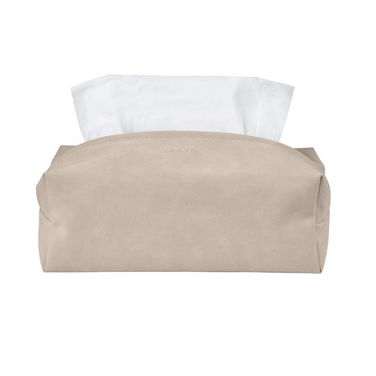 Blomus Sahla Faux Suede Tissue Box Cover, Tan