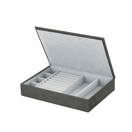 Blomus Sahla Faux Suede Jewelry Box, Tan - 68321