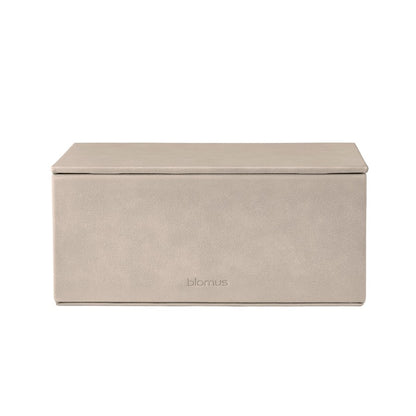 Blomus Sahla Faux Suede Large Jewelry Box, Tan