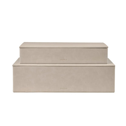 Blomus Sahla Faux Suede Storage Boxes, Set Of 2, Tan