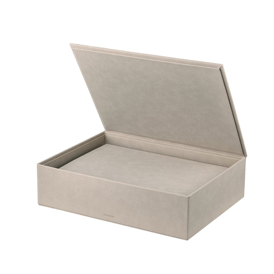 Blomus Sahla Faux Suede Storage Boxes, Set Of 2, Tan