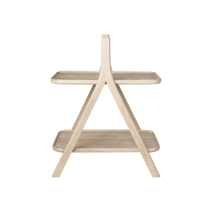 Blomus Eta Oak Side Table/Shelves, Natural Oak - 68362