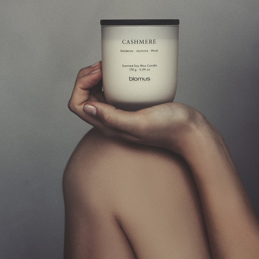 Blomus Tuoksu Scented Candle/Small, Cashmere (Gardenia/Jasmine/Musk)