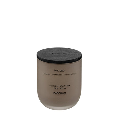 Blomus Tuoksu Scented Candle/Small, Wood (Sandalwood/Lily Of The Valley) - 69284