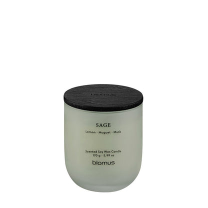 Blomus Tuoksu Scented Candle/Small, Sage (Lemon/Muguet/Musk) - 69285