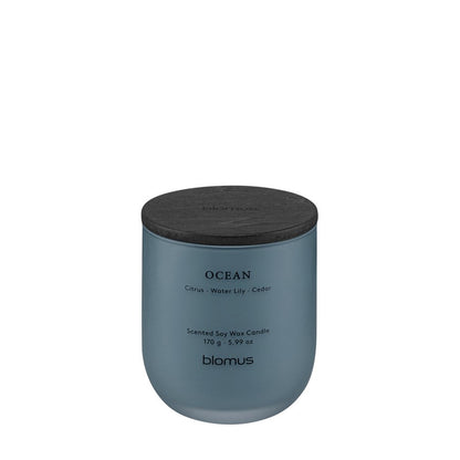 Blomus Tuoksu Scented Candle/Small, Ocean (Citrus/Water Lily/Cedar) - 69286