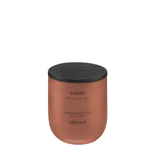 Blomus Tuoksu Scented Candle/Small, Amber (Rose/Freesia/Lime) - 69287