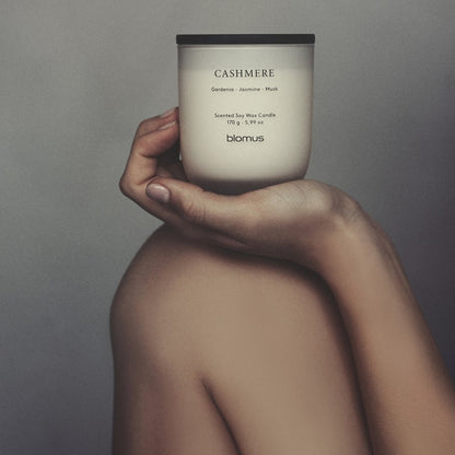 Blomus Tuoksu Scented Candle/Large, Wood (Sandalwood/Lily Of The Valley)