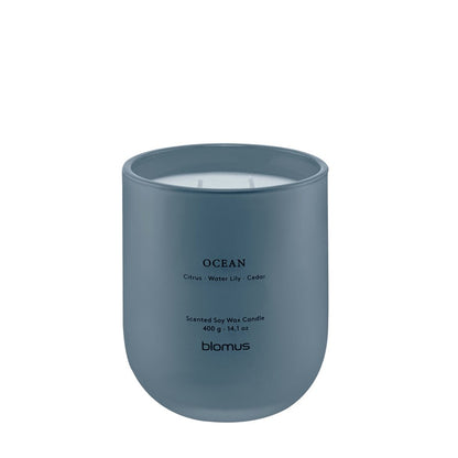 Blomus Tuoksu Scented Candle/Large, Ocean (Citrus/Water Lily/Cedar) - 69293