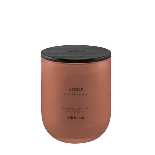 Blomus Tuoksu Scented Candle/Large, Amber (Rose/Freesia/Lime) - 69294