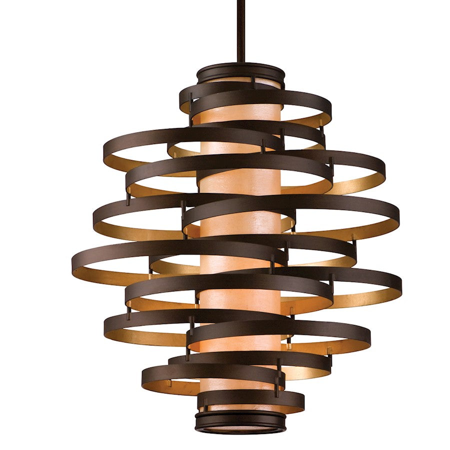 Corbett Lighting Vertigo 3 Light Chandelier, - 113-44-BRL-GL
