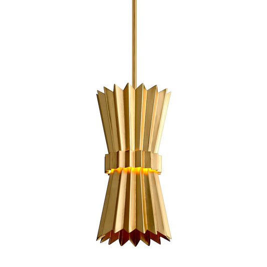 Corbett Lighting Moxy 1 Light Pendant, Gold Leaf - 311-41-GL