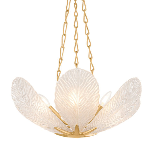 Corbett Lighting Galena 6Lt Chandelier, Vintage Gold Leaf/Piastre - 538-24-VGL