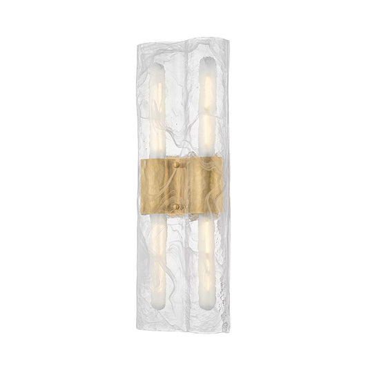 Corbett Lighting Bromo 4Lt Wall Sconce, Vintage Brass/Blonchino - 544-04-VB