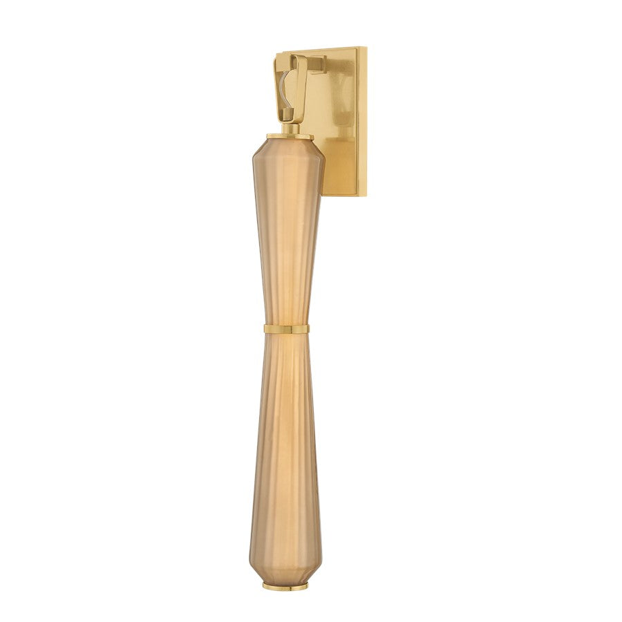 Corbett Lighting Zircon 1Lt Bath and Vanity, Brass/Light Bronze - 548-23-VB