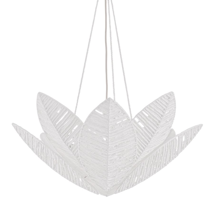 Corbett Lighting Azores 3Lt Chandelier, Silver Leaf/Handmade Paper - 561-28-WSL