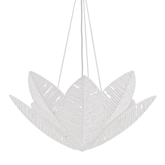 Corbett Lighting Azores 3Lt Chandelier, Silver Leaf/Handmade Paper - 561-28-WSL