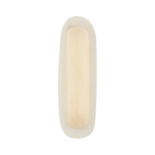 Corbett Lighting Kopan 1 Light Wall Sconce, Vintage Brass/Alabaster - 579-01-VB