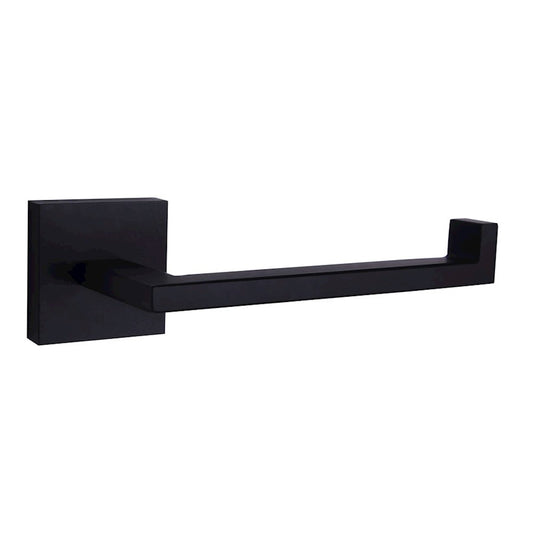 Canarm Bishop 7in Toilet Paper Holder | Matte Black Metal | Bathroom & Powder Room | 7 x 3 x 2 in | Model BA101A07BK