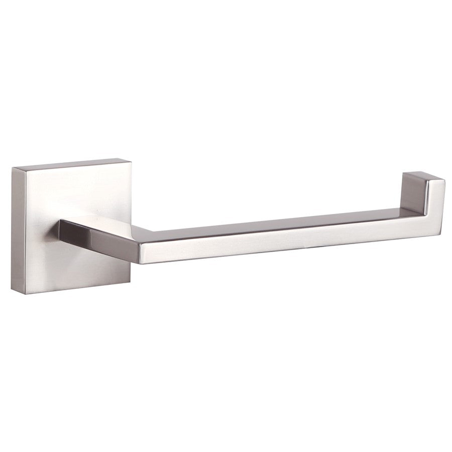 Canarm Bishop 7in Toilet Paper Holder | Brushed Nickel Stainless Steel | Bathroom & Powder Room | 7 x 3 x 2 in | Model BA101A07BN